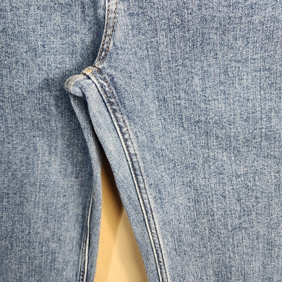 Madewell Womens |27| Mid-Rise Stovepipe Jeans in Knowland Wash/Slit-Hem Edition - Picture 5 of 14
